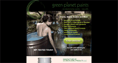 Desktop Screenshot of greenplanetpaints.com